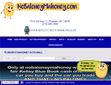 Tablet Screenshot of mahoneyautomall.com